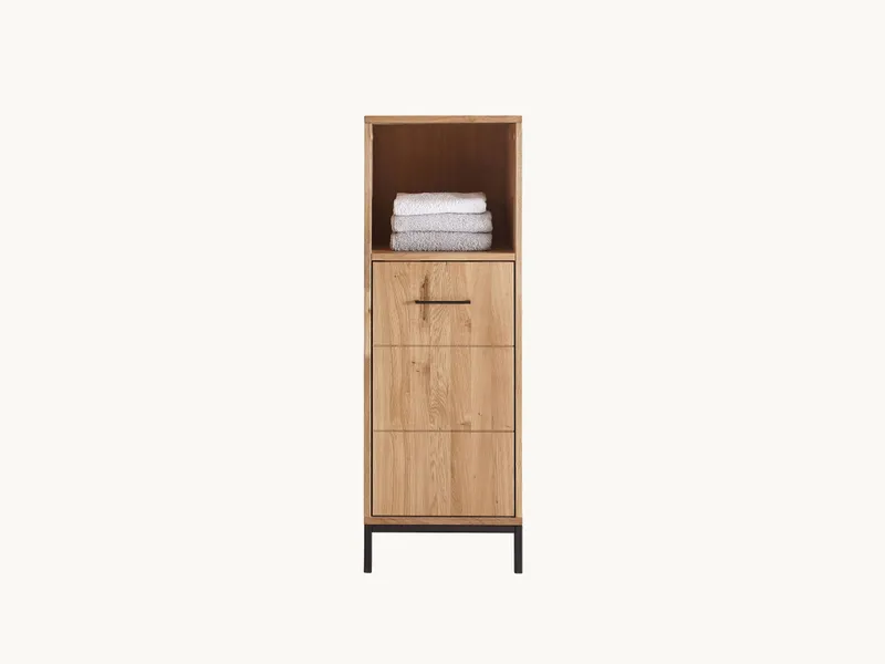 allnatura allnatura Badschrank "Sora" | ohne Schubladen | H115xB40xT35 cm – Produktbild 1 von 2