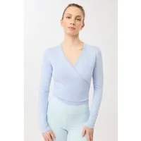 mandala MANDALA Damen vegan Strickjacke Im Wickelstil Halcyon Blau – Produktbild 1 von 1