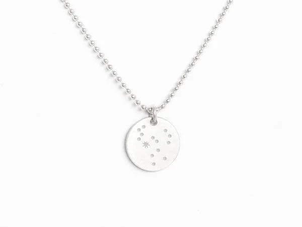 renna deluxe renna deluxe Sternzeichen Kette Silber, Silber, – Produktbild 1 von 5