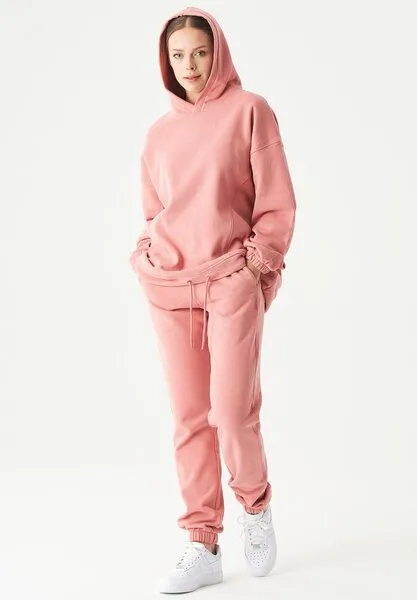ORGANICATION ORGANICATION ESSENTIALS-HANDE- Soft Touch Oversize Hoodie aus Bio-Baumwolle, Blush, – Produktbild 2 von 4