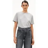 ARMEDANGELS ARMEDANGELS LUALAA Damen T-Shirt aus Bio-Baumwolle, Silver melange, – Produktbild 1 von 1