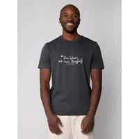 watapparel watapparel T-Shirt Unisex Das Leben ist kein Ponyhof, India ink grey, – Produktbild 1 von 1