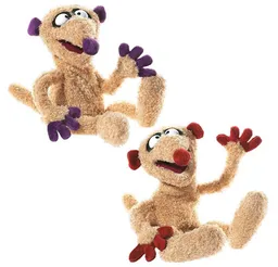 Sandmännchen Handpuppe Jan & Henry Hand-Puppen als 2er Set Sandmann 38 cm Handspiel – Produktbild 1 von 1
