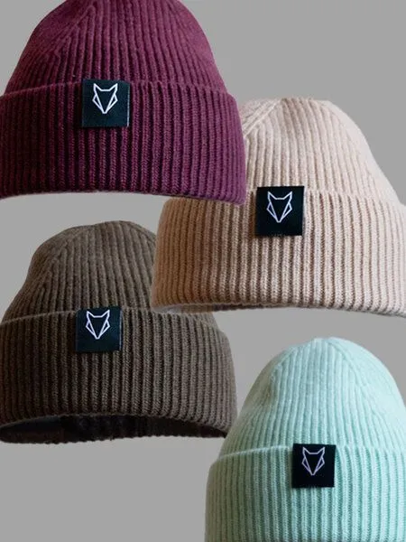 VEROIKON VEROIKON Merino-Beanies Lauscher, Sand, – Produktbild 3 von 3