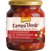 Campo Verde Campo Verde Bio Kichererbsen in Tomatensauce, 350 g – Produktbild 1 von 1