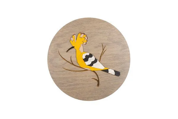BeWooden BeWooden Holzbild Wanddekoration – Wiedehopf – Produktbild 1 von 4