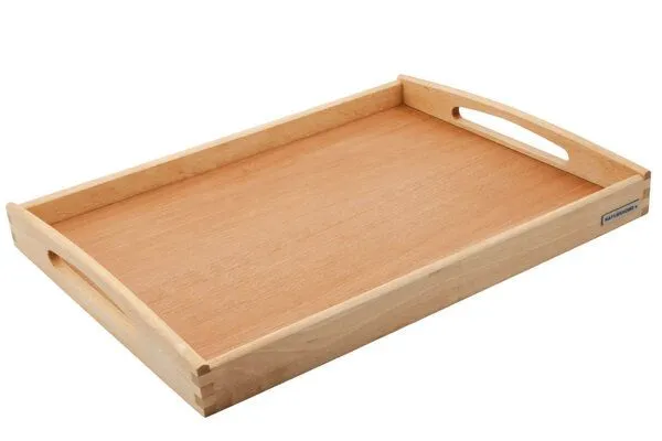 NATUREHOME NATUREHOME NH-A Holztablett Buche 48 x 36 x 5 cm – Produktbild 1 von 4