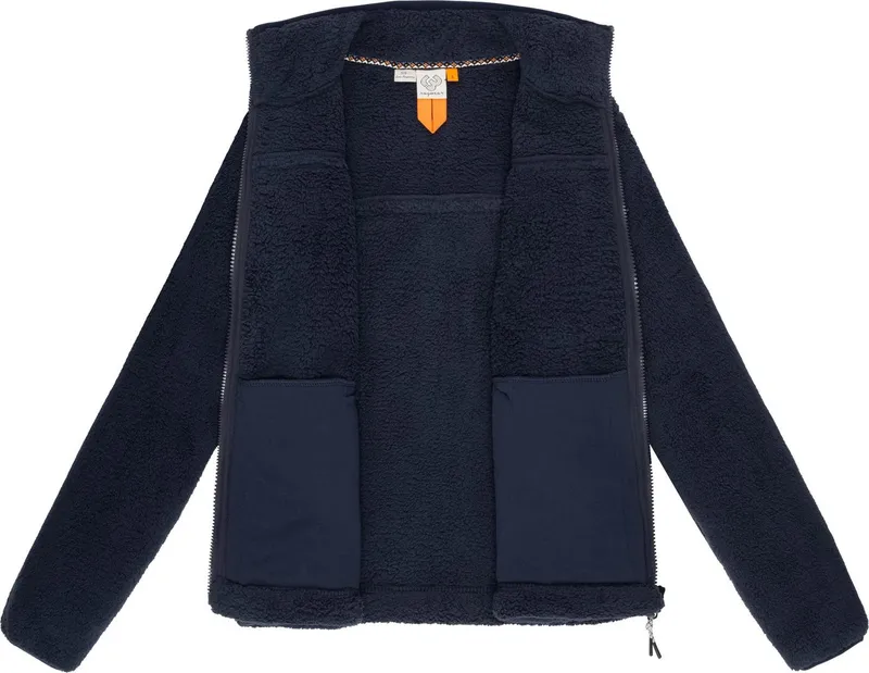 ragwear ragwear Plüschjacke Alaris Kuschelige Fleecejacke mit Brusttasche, Blau, – Produktbild 1 von 3