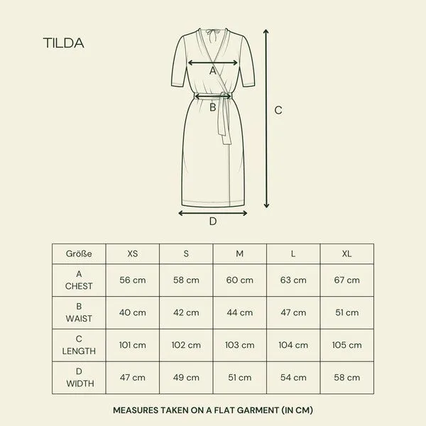 NORDLICHT NORDLICHT Damen Wickelkleid Tilda aus 100% Tencel, Rot (bordeaux rot), – Produktbild 4 von 4