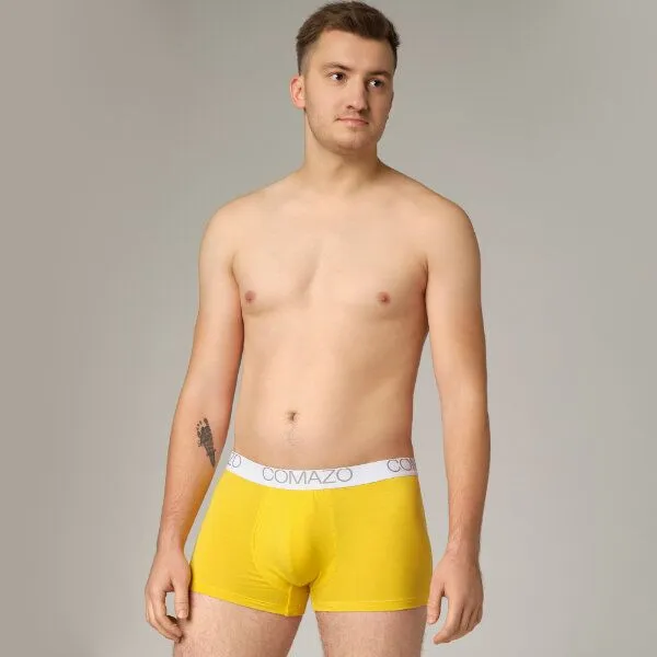 comazo|earth comazo|earth Fairtrade Single Jersey Pants | GOTS zertifiziert, Gelb, – Produktbild 3 von 4