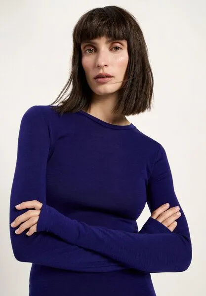LANIUS LANIUS Langarm-Rundhalsshirt, Violet, – Produktbild 4 von 4