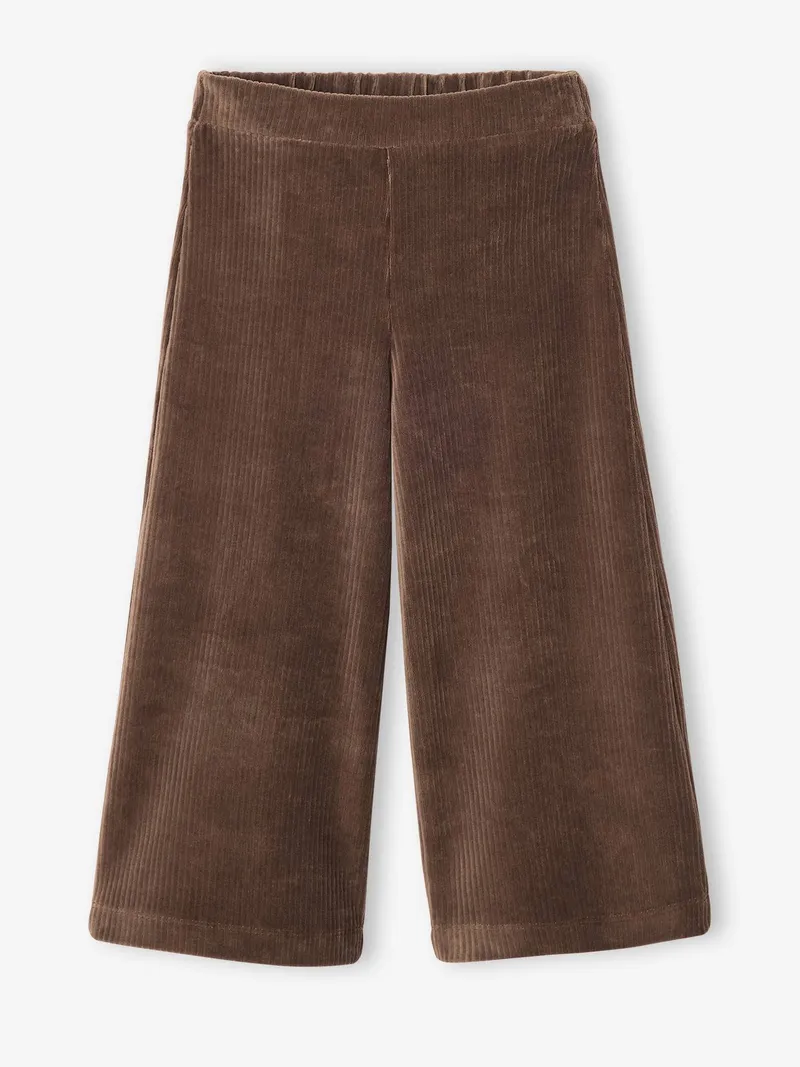 Vertbaudet Weite Mädchen Cordhose, Schokolade, – Produktbild 4 von 4
