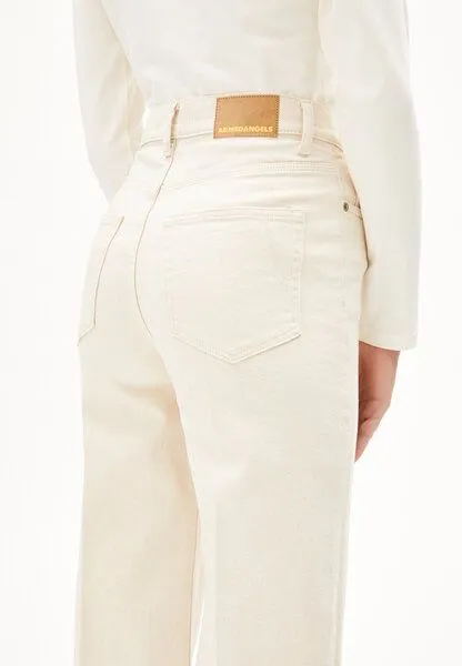 ARMEDANGELS ARMEDANGELS MURLIAA CROPPED Damen Wide Jeans recycelte Baumwolle Comfort-Stretch, Undyed, – Produktbild 3 von 4