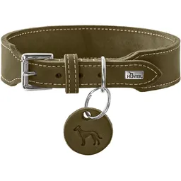 Dog Sport Dog Sport HUNTER Hundehalsband Aalborg extrabreit oliv XS – Produktbild 1 von 1