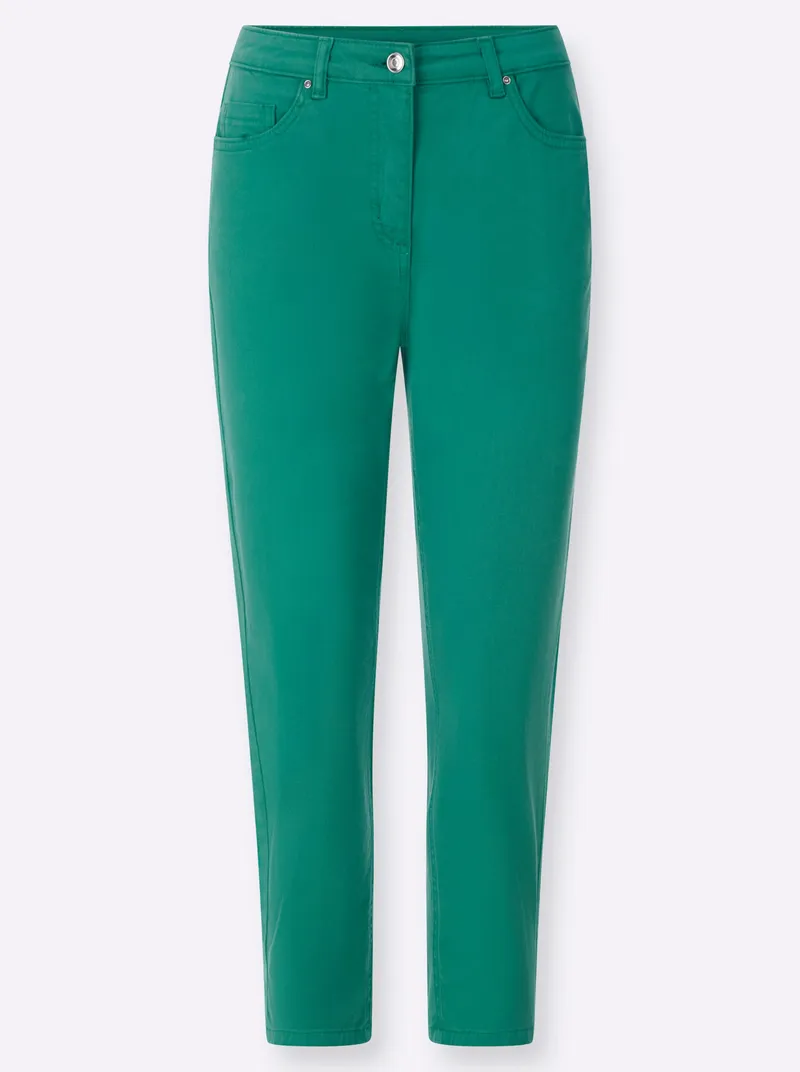 Witt 3/4-Jeans smaragd, Smaragd, – Produktbild 1 von 2