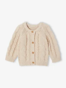 Vertbaudet Baby Strickjacke mit Zopfmuster – Produktbild 1 von 1