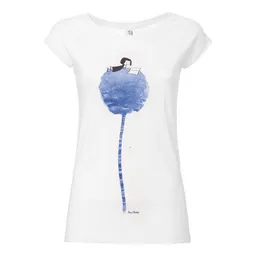 FellHerz FellHerz Blumenbuch Cap Sleeve white – Produktbild 1 von 1
