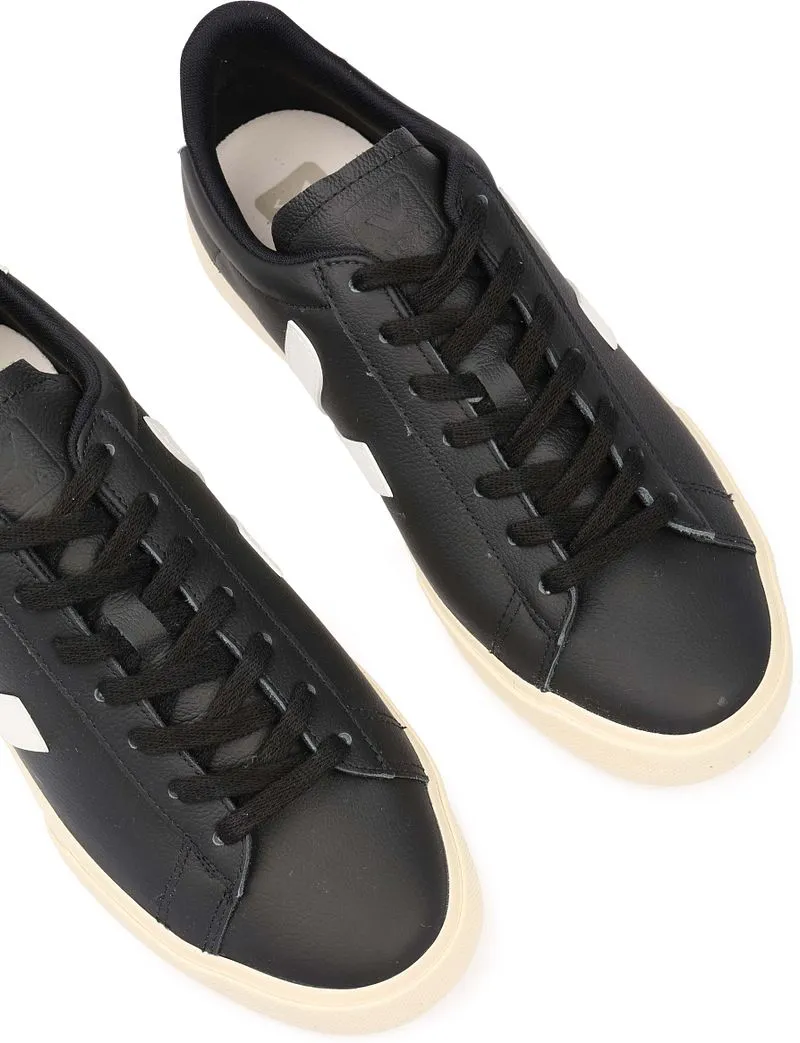 Veja Veja Sneakers Campo Weiß Schwarz - Größe 42, Schwarz, – Produktbild 1 von 5
