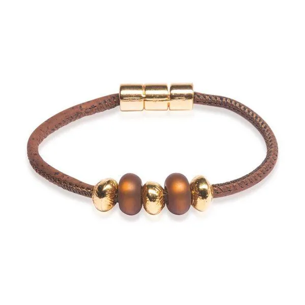 Kork-Deko Kork-Deko Schickes Armband aus Naturkork – vegan, handgefertigt & nachhaltig – Produktbild 4 von 5