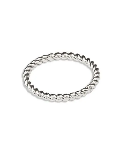 lille mus lille mus Ring 'Twist' 925, Silber, – Produktbild 1 von 4