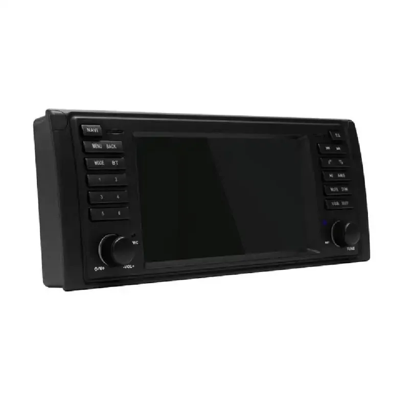 GABITECH 7 Zoll Android 13 Autoradio für BMW 5 Serie E39 E53 X5/M5 CARPLAY Autoradio (FM / AM-Radio, RDS, DAB+ Optional, Kabellos Apple Carplay und Android Auto, Sprachsteuerung), Schwarz, – Produktbild 4 von 5