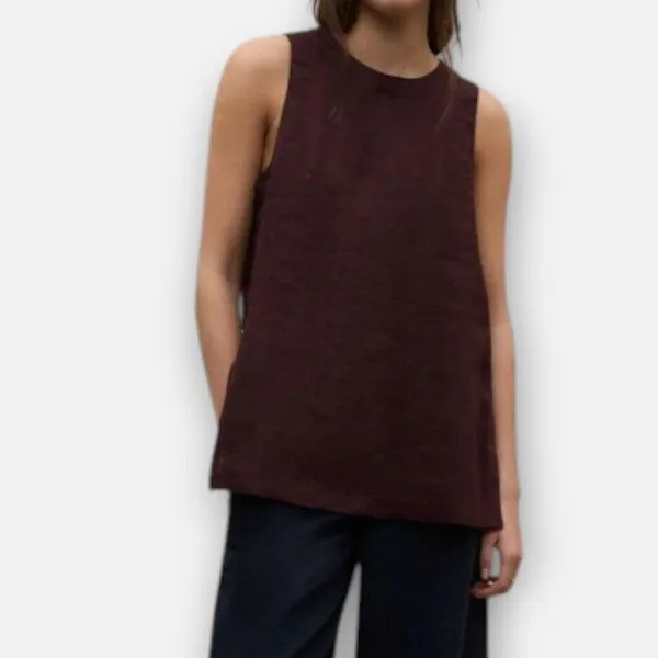 ECOALF ECOALF ärmelloses Shirt / Top aus 100 % Leinen – Produktbild 1 von 2