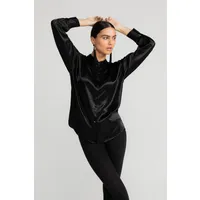 Lovjoi LOVJOI Damen vegan Bluse Alaiya Black, Schwarz, – Produktbild 1 von 1