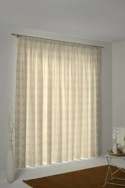Nature by Adam Nature by Adam Vorhang aus 100% Bio-Baumwolle - Made in Germany - Romantic Puligny Light, Beige, – Produktbild 7 von 7