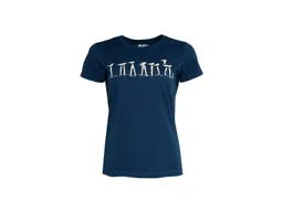 FÄDD Damen T-Shirt Rundhals aus Bio-Baumwolle "Vollpfosten" Blau von Fädd – Produktbild 1 von 1