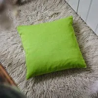 HängemattenGlück HängemattenGlück Kissenbezug aus reiner Bio Baumwolle 60x60cm Grüntöne, Lindgrün (grün), – Produktbild 1 von 2