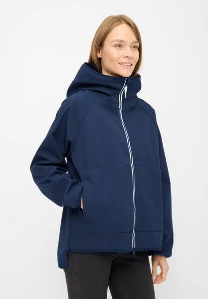 derbe derbe Softshelljacke „Peutby“, Navy peony navy peony, – Produktbild 1 von 4