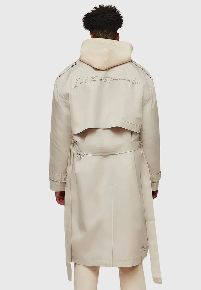 THE ODDS Trenchcoat Trench Coat / LMTD Edition, Beige, – Produktbild 4 von 5