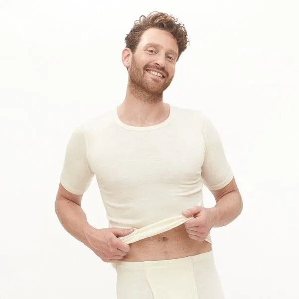Living Crafts Living Crafts Kurzarm-Shirt - JACOB, Natural, – Produktbild 3 von 4