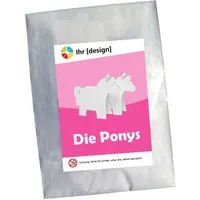 Bastelbogen 'Ponys' inkl. individuellem Etikett – Produktbild 1 von 1