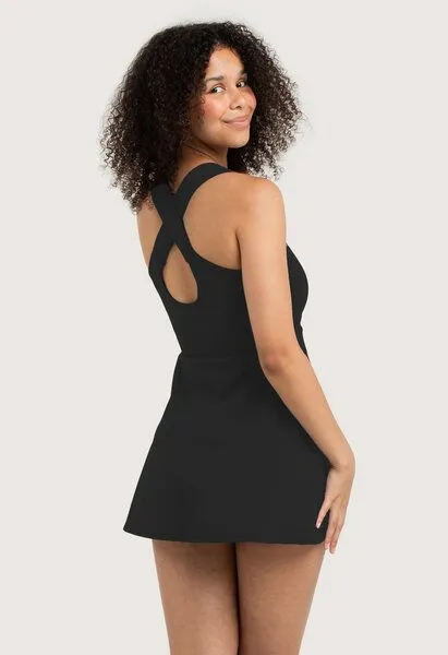 Frija Omina Frija Omina Recycling Badekleid / Tankini Mare uni, Schwarz, – Produktbild 3 von 3