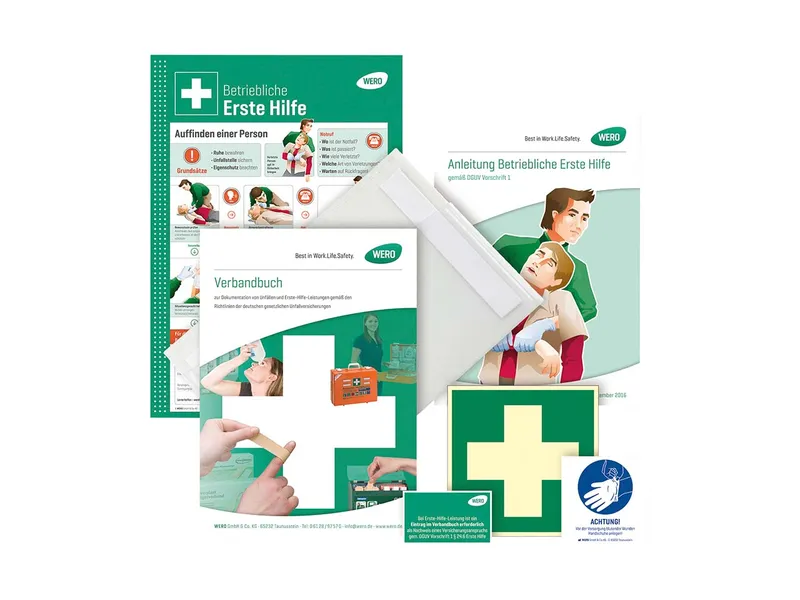 WERO WERO Basis-Set "Verbandstelle" mit Anleitungen und Kennzeichnungen – Produktbild 1 von 1