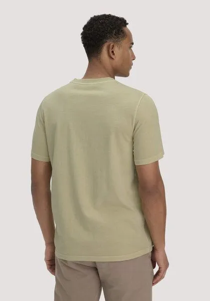 hessnatur hessnatur Heavy Jersey Henley Shirt Relaxed aus reiner Bio-Baumwolle, Pastellmoos, – Produktbild 2 von 4