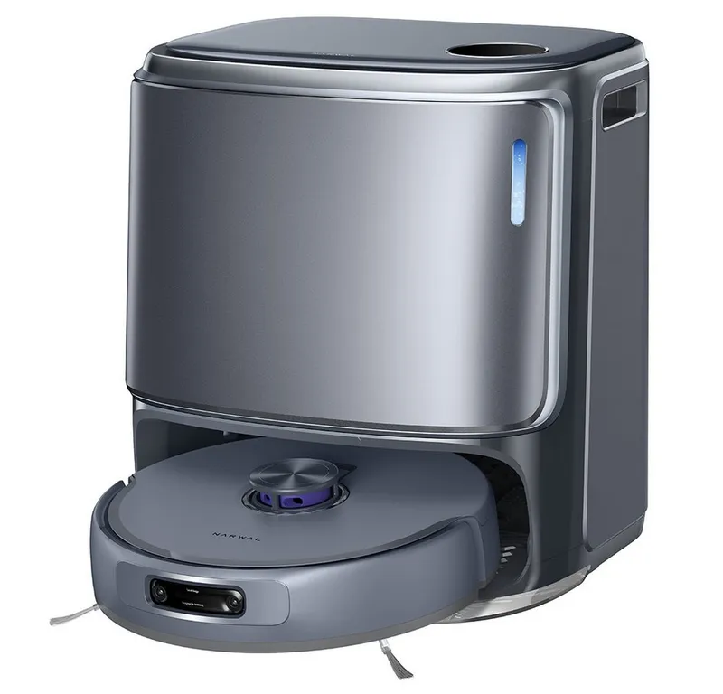 Narwal Narwal Saugroboter Freo Z10 Ultra Saugroboter mit Wischfunktion, All-in-One-Basisstation, 65 W, DirtSense Technologie, verhedderungsfreie Bürste, 18.000Pa Absaugung, Grau, – Produktbild 1 von 5
