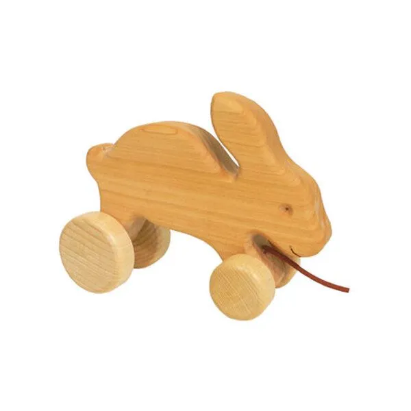 Mitienda Shop Mitienda Shop Ziehtier Hase Hannes aus Holz – Produktbild 1 von 1