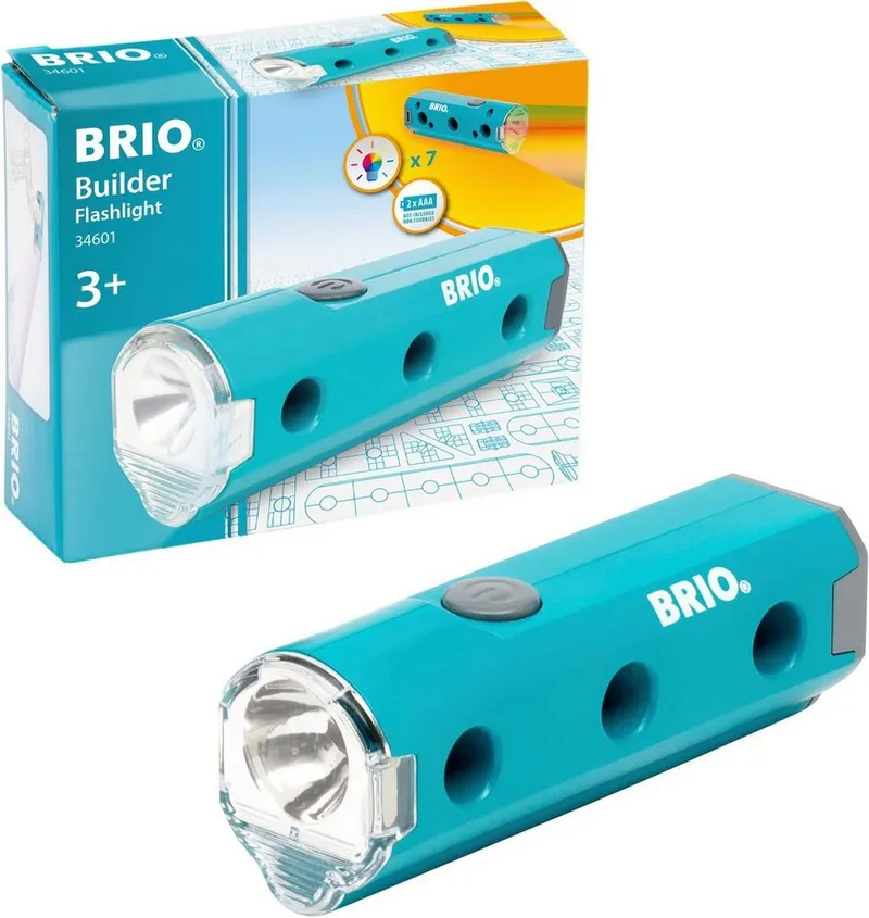 BRIO BRIO Taschenlampe Builder Taschenlampe, für Kinder, FSC® - schützt Wald, Blau, – Produktbild 2 von 4