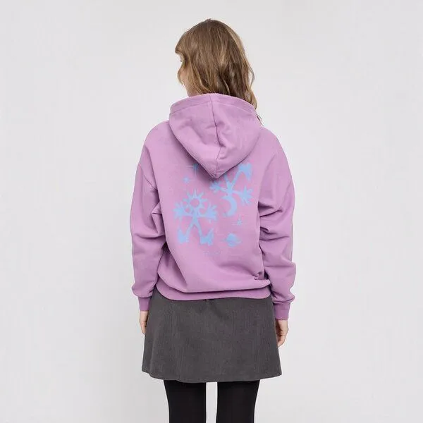 Mazine Mazine Back Print Hoodie, Pearl blue, – Produktbild 2 von 4