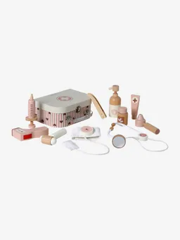 Vertbaudet Vertbaudet Puppen-Arztkoffer mit 10 Accessoires Holz FSC® Kinder – Produktbild 1 von 1