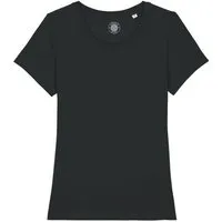 University of Soul University of Soul Damen T-Shirt aus Bio-Baumwolle "Estelle", Schwarz, – Produktbild 1 von 1