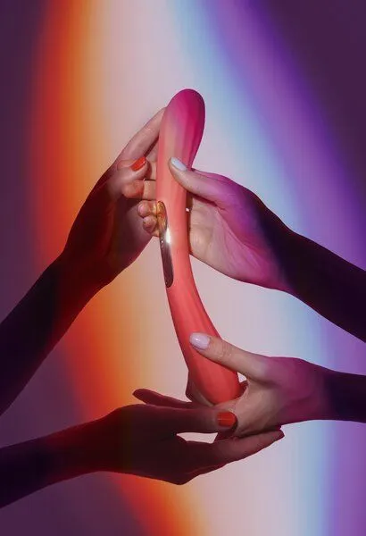 LELO Doppelvibrator - LELO BOOMERANG, Orange, – Produktbild 4 von 4