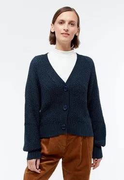 Givn Berlin Givn Berlin Strickcardigan GBNELE relaxed Fit aus Bio-Baumwolle mit Struktur – Produktbild 1 von 1