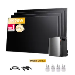 EcoFlow EcoFlow Stream Ultra X, All-in-One Speicher für Balkonkraftwerke, mit 4 x 480Wp Sunpro BC Bifazial Full Black Solarmodul, by Powerness - Stream Ultra X | 3840Wh / 4 x Smart Plug / Selbstabholung – Produktbild 1 von 1