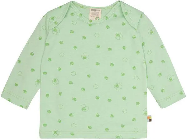 loud + proud loud + proud Babys & Kinder Shirt Druck, GOTS-zertifiziert, Opal pastel(grün), – Produktbild 2 von 2