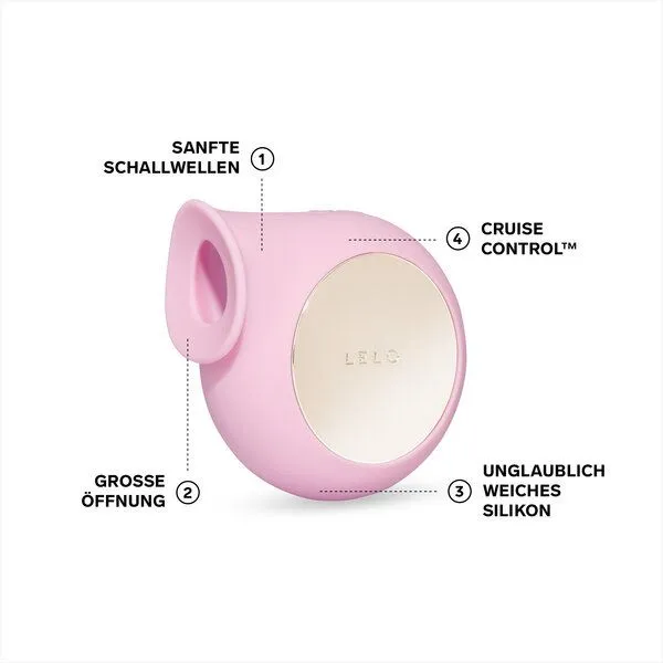 LELO Klitoral-Massager mit Schallwellen - LELO SILA Cruise, Rosa, – Produktbild 4 von 4