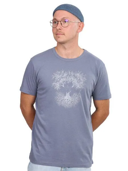 Life-Tree Life-Tree Fairwear Bambus Shirt Men Fusion, Grau, – Produktbild 1 von 4