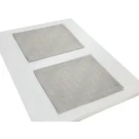 Nature by Adam Nature by Adam Tischset 2er Pack aus 100% Bio-Baumwolle - Made in Germany - Argentinian Criolla light, Hellgrau, – Produktbild 1 von 1